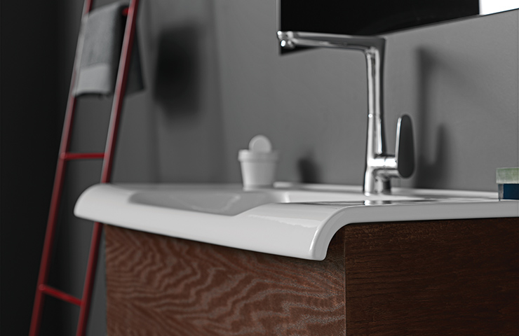 ETAJERLİ LAVABO, ANOVA 80 CM