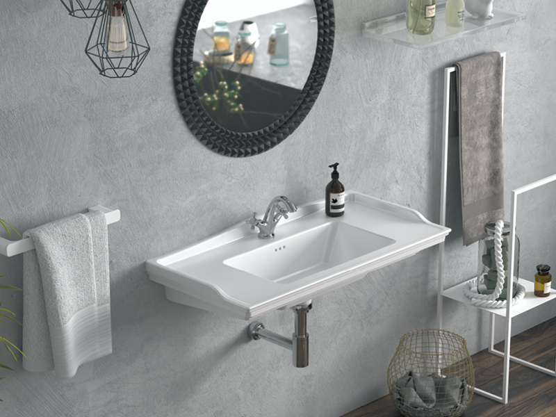 ETAJERLİ LAVABO, KAPADOKYA 100 CM