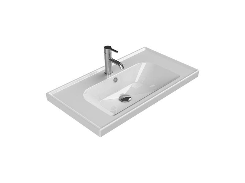 ETAJERLİ LAVABO, FRAME 80 CM