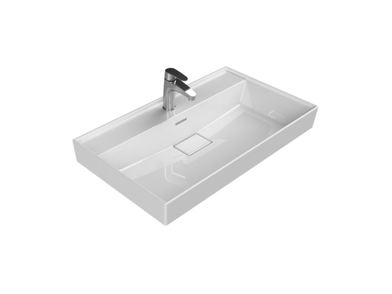 ETAJERLİ LAVABO, SHARP 80 CM